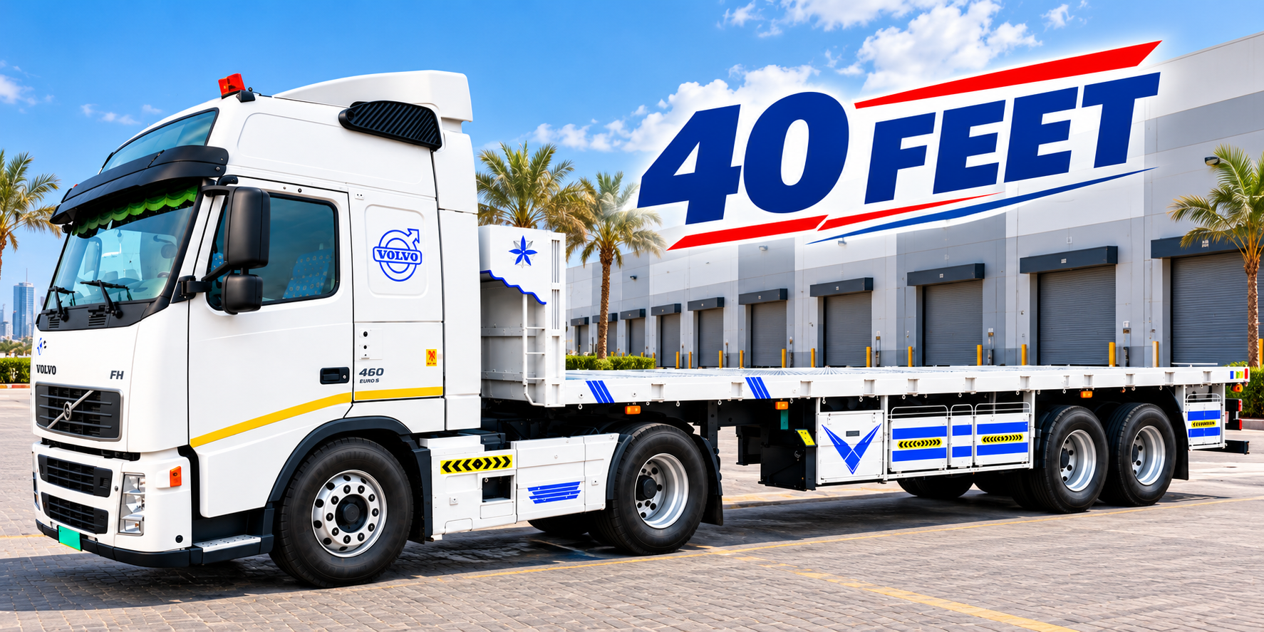 Home Volvo FH 40 foot logistics truck